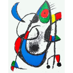 Miró litografía XI
