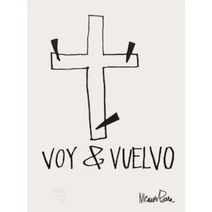 Nicanor Parra serigrafía Voy & Vuelvo