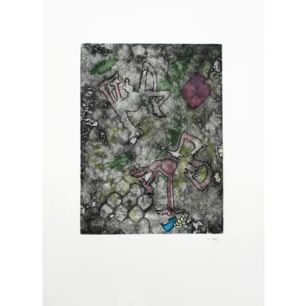 Roberto Matta Aguafuerte serie Centre Noeuds