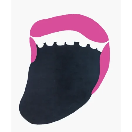 Guillermo Núñez Grabado a color titulado Lenguario II