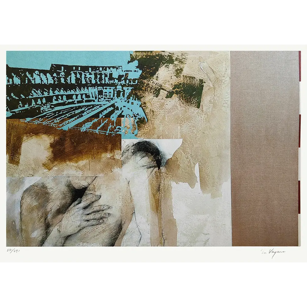 Matías Vergara Grabado a color sobre papel Matías Vergara Grabado a color sobre papel