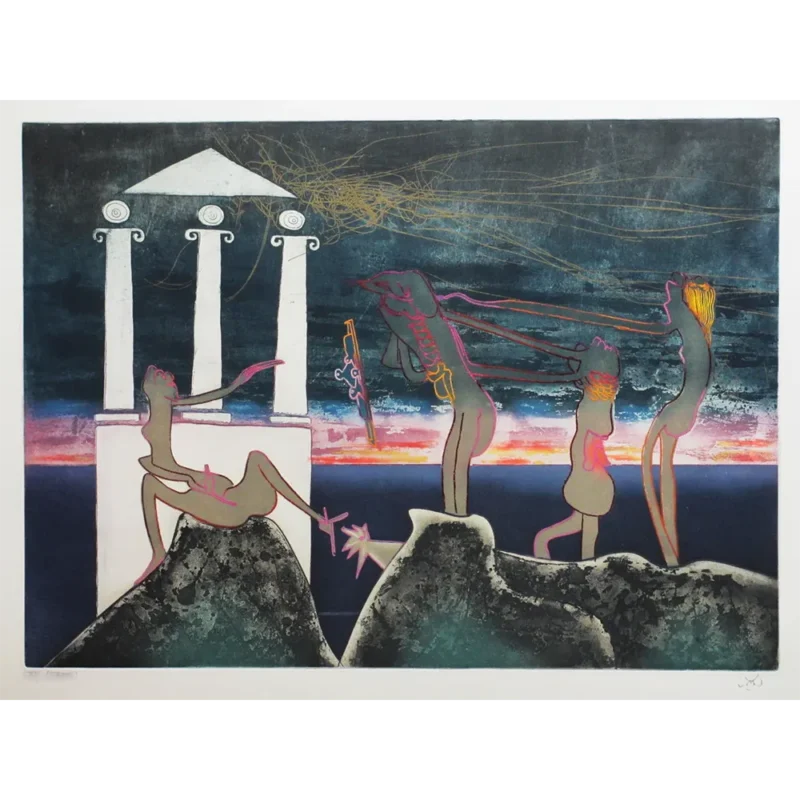 Roberto Matta L’arc obscur des heures 10 p.m.