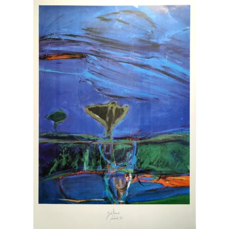 Guillermo Núñez grabado offset firmado