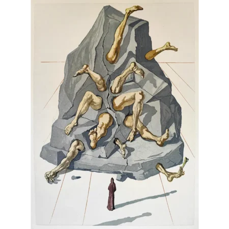 Salvador Dalí Divina Comedia Les Simoniaques